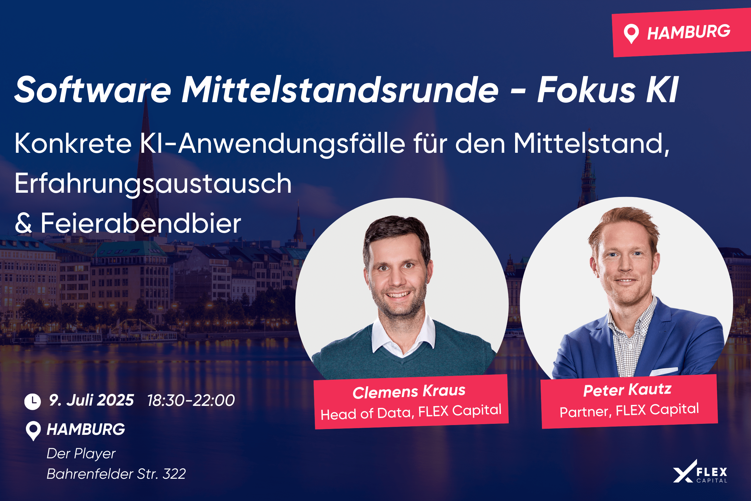 Flyer Software Mittelstandsrunde FLEX Capital.