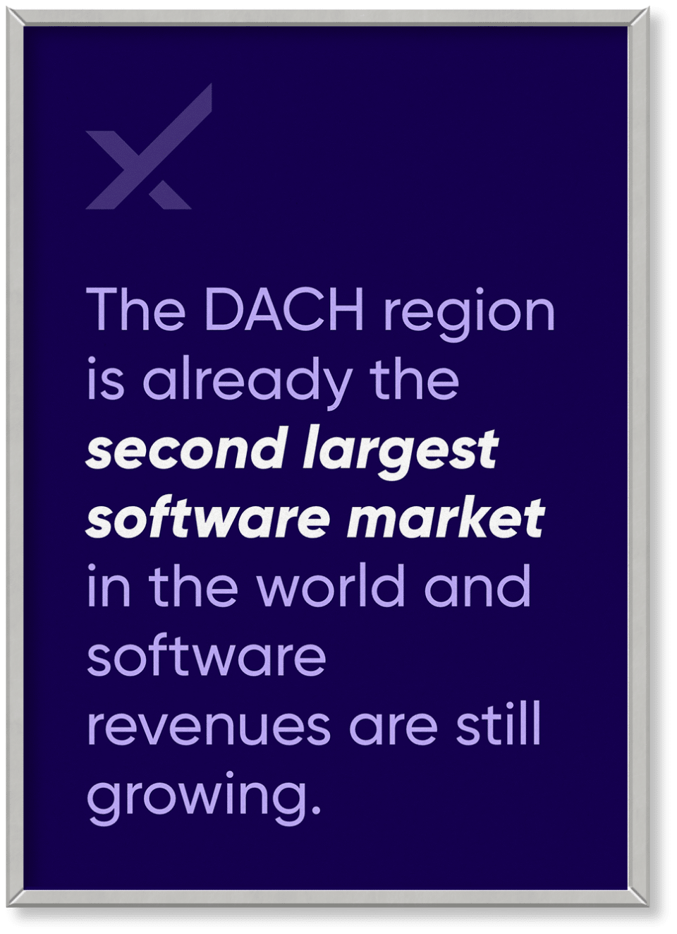 Software revenue DACH region.